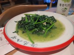 蒜蓉炒地瓜叶-海岛八号龙虾烧烤田鸡(蓝天路总店)