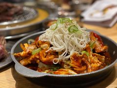 炒鱿鱼-姜虎东白丁烤肉(虹桥天地店)