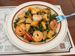 鲜虾牛油果沙拉-藏书馆咖啡LibraryCoffee·Bistro(牡丹园店)