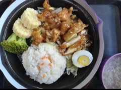 铁板照烧鸡排饭-清华大学-观畴园餐厅
