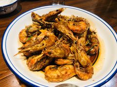 油爆开背虾-兰边碗(鼓楼店)