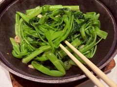 虾酱炒通菜-五稻厨房粤西菜(新闻店)