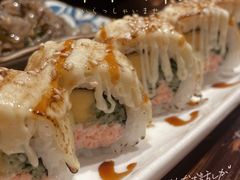 鲜切芒果芝士卷寿司-小川洋风料理(街道口店)