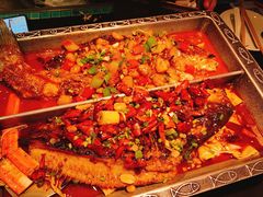 香辣味烤鱼-鸣记脆皮烤鱼·海鲜烤鱼(三八广场店)