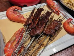 招牌大油边-将军肚烧烤鸡手王(东岭南街店)