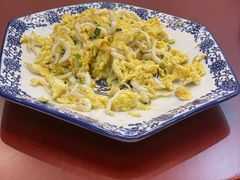 银鱼炒蛋-呼吸森林·生态农庄农家乐私房菜