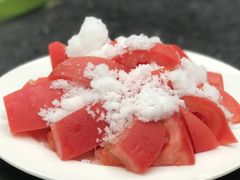 糖拌西红柿-潭州老友灶台鸡·竹屋老灶(光明E城店)
