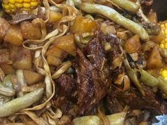 内蒙焖面-内蒙焖面大盆骨餐馆(山大路店)