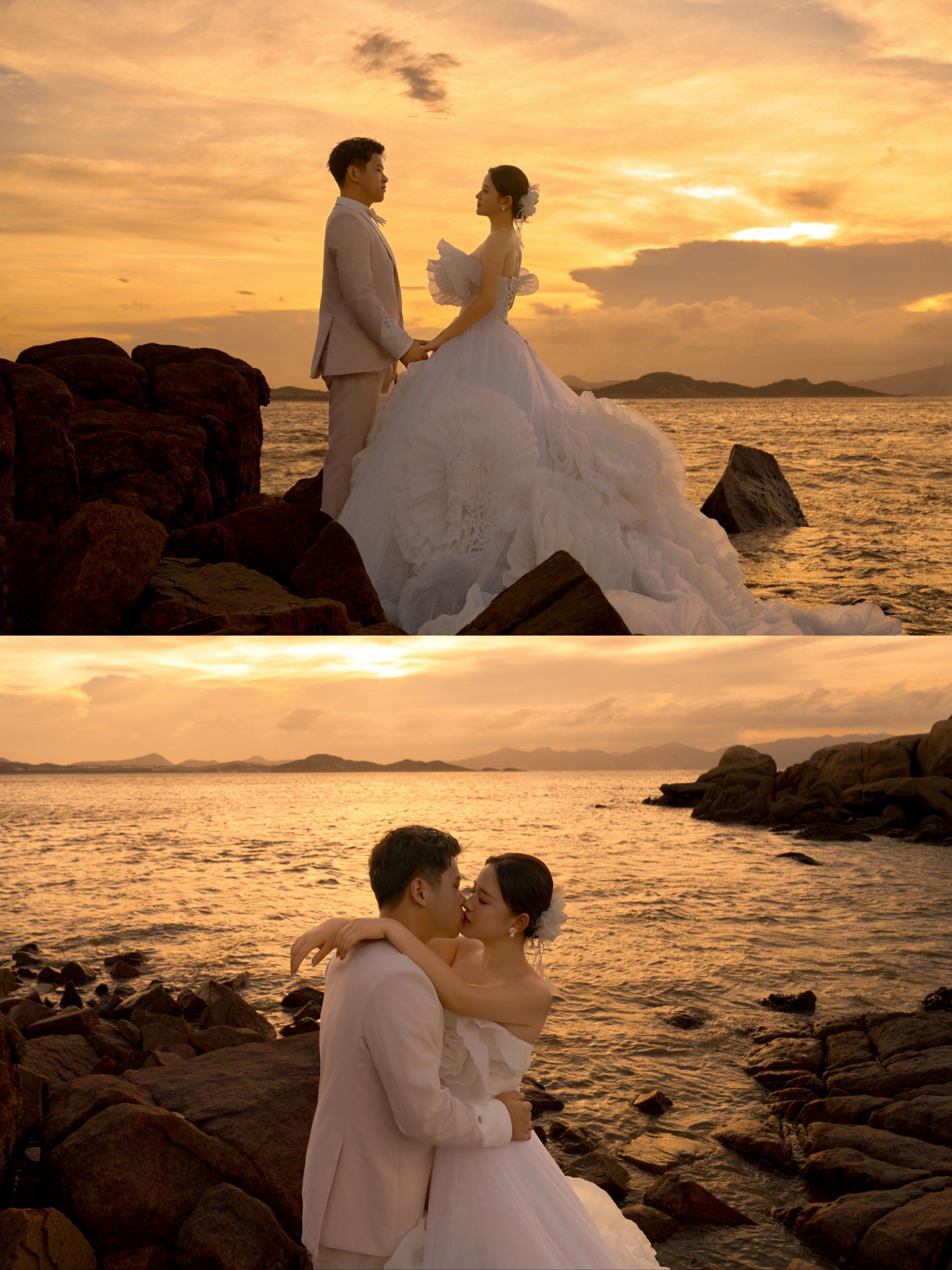 落日为相爱的人酝酿一场惊喜🌄舟山婚纱照