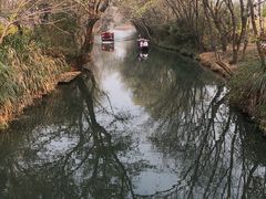 -摇橹船上船码头