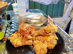甜辣酱拼盘炸鸡-Meet Sun韩式大排档(五一广场7MALL店)