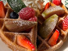 鲜果牛乳华夫饼-G+KITCHEN·西餐·手作(时代广场店)