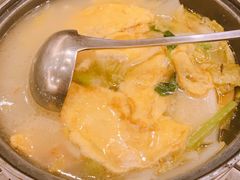客家蛋角大白菜煲-美极鲜食坊(宝安南路店)