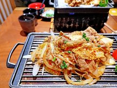 铁板泡菜牛肉片套餐-九井澤精致料理(金茂店)