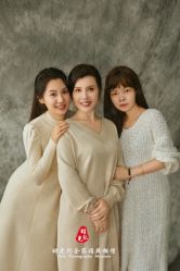 -时光纪亲子全家福照相馆(静安店母女写真父母纪念照)