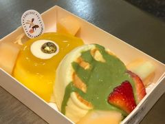 芒果抹茶双拼舒芙蕾-食武士·舒芙蕾(新街口明瓦廊店)