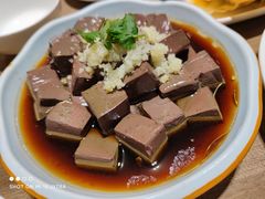 辣子蒜羊血-海荣锅贴馆(五味十字店)