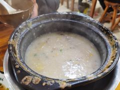 墨鱼瘦肉粥-八一潮州砂锅粥城