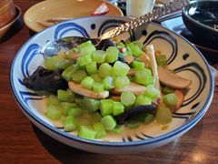 菜心炒口蘑-湖滨28中餐厅·西湖宴·杭州君悦酒店