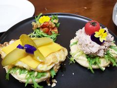 燕麦提子金枪鱼贝果-吃饼人西餐(南开店)