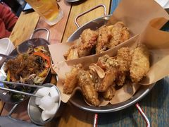 炸鸡翅一半一半-富乐满韩国正宗炸鸡韩国料理(虹泉路店)