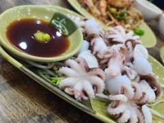 芥末白灼八爪鱼-贞姨美食·老字号海鲜大排档