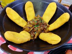地锅茄子-洪福龙虾