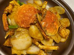 湖蟹炒年糕-西湖春天•老字号杭州菜(百汇店)