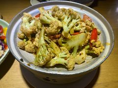 干锅有机菜花-吕氏疙瘩汤·海鲜新鲁菜(凯德mall新都心店)
