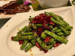 干煸四季豆-湖庭壹品鸭王·传统北京烤鸭·别墅私房菜·庭院宵夜(江宁店)