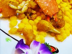 蛋黄玉米蟹-海客会饭店
