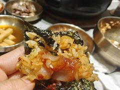 -草家酱蟹炭火烤肉店(珲春南路一店)