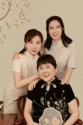 -时光纪亲子全家福照相馆(静安店母女写真父母纪念照)