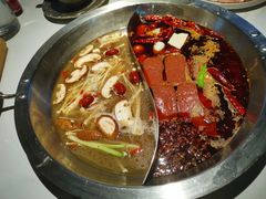 菌汤鸳鸯锅-梯坎老火锅(天禧店)
