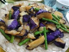 豆角炒茄子-区海鸡场饭店(石壁店)
