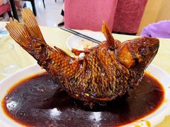 挣蹦鲤鱼-奥华餐厅·老张记(台基厂店)