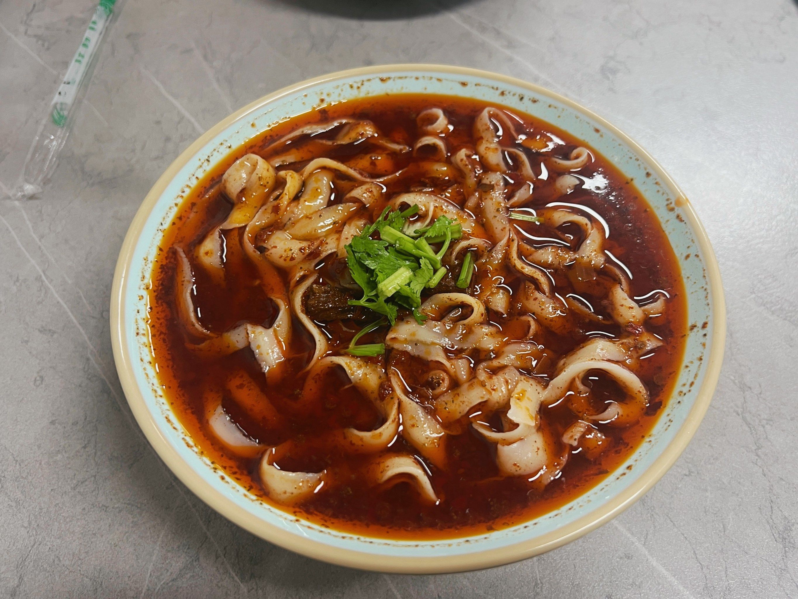 辣汤刀削面比鸡西冷面好吃😋