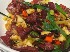 白辣椒炒腊牛肉-湘语·湖南家常菜(新洲店)