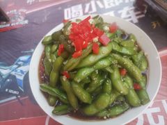 凉拌毛豆-桂萍特色牛筋牛杂(长堤街总店)