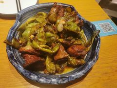 排骨焖油豆角-金勺缘东北菜馆(牡丹园店)