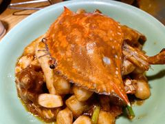 梭子蟹炒年糕-弄堂里(雨花客厅店)