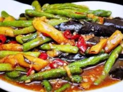 豆角烧茄子-野马国际·大汉食府