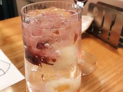 荔枝樱花气泡水-1981牛排西餐厅(海信店)