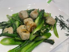 鲮鱼丸炒菜心远-红馆喜宴(十亩地店)