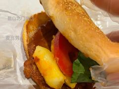 延边风味芝芝板烧鸡腿堡-麦当劳(昆山北门路店)