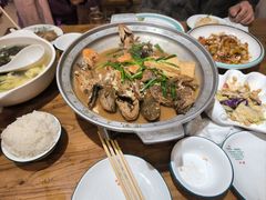 -东来菜馆•手抓海鲜家常菜•海鲜锅贴(鸽子窝店)