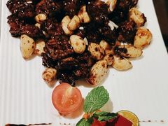 黑蒜子牛肉粒-陆壹捌餐厅(五大道店)