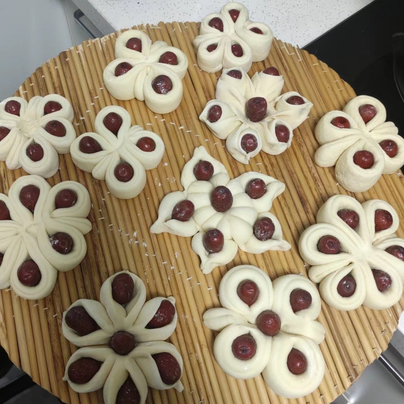 豫东地区过年的传统,做枣花馍