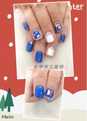 丝绸蓝-甲壳儿美甲美睫