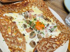 鸡蛋蘑菇熏肉荞麦可丽饼-RAC BAR(安福路店)